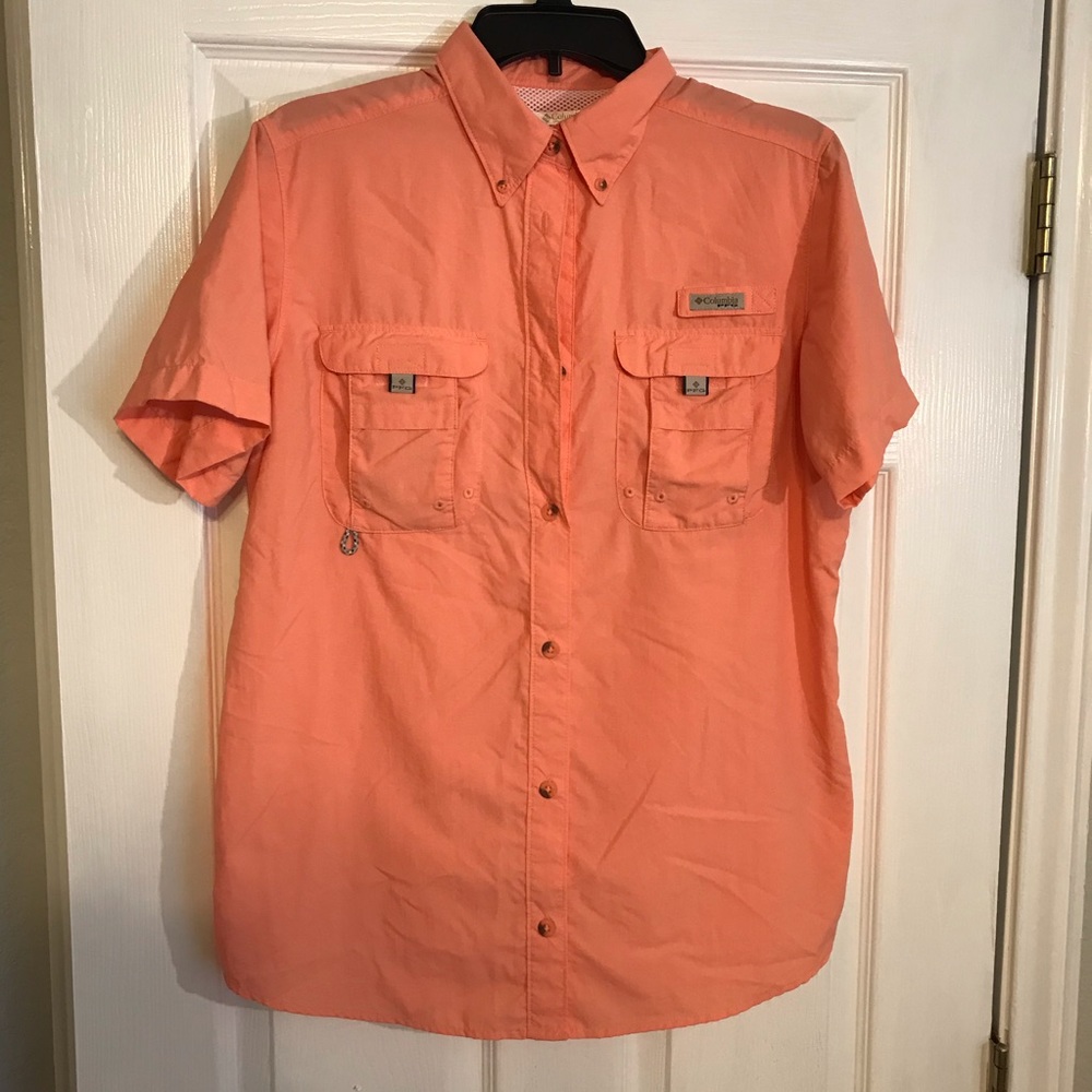 Women’s Columbia PFG Coral Fishing Shirt Sz S